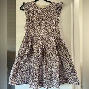 Floral Purple and Cream ENGLISH FACTORY Dress NWOT